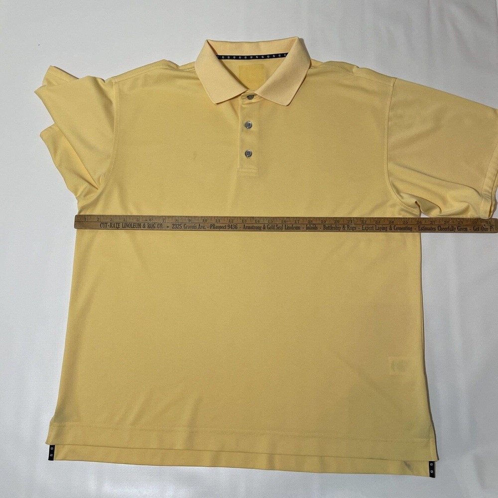FOOTJOY Men’s 2XL Polo Yellow - Picture 9 of 10